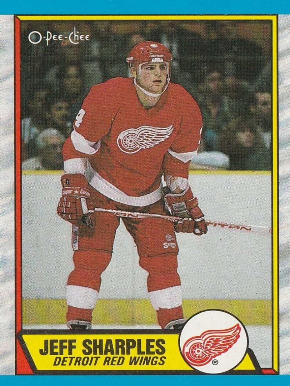 Jeff Sharples - 1989 O Pee Chee Hockey Card